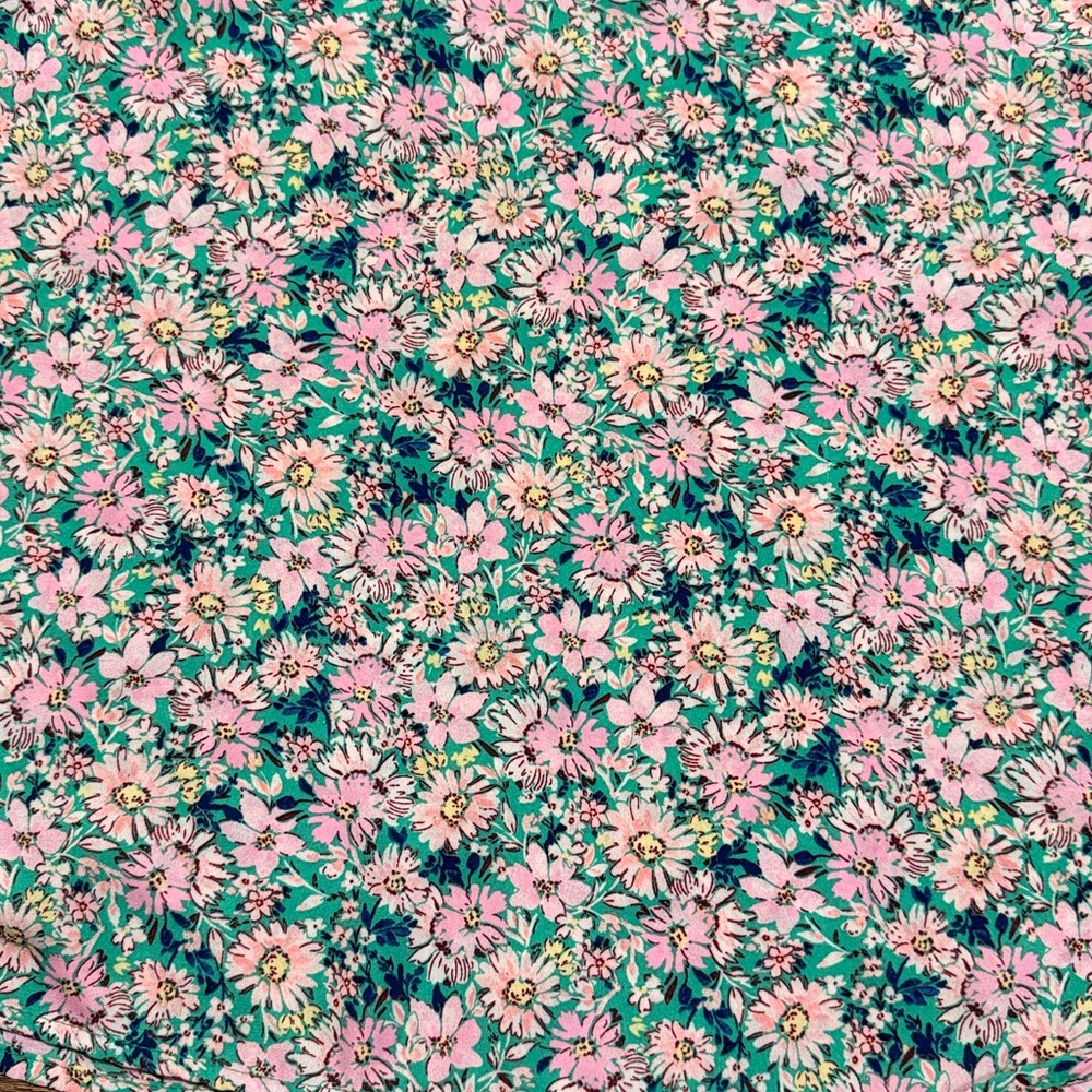 Lily White Pink and Green Floral Blouse - Picture 2 of 7